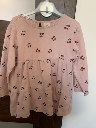 Čerešňové šaty h&m, h&m,98