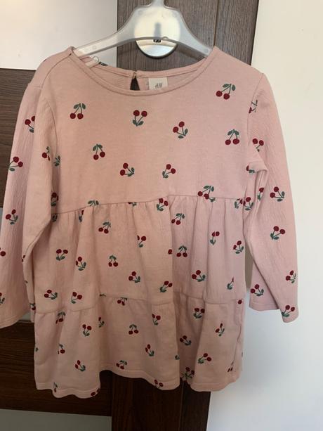 Čerešňové šaty h&m, h&m,98