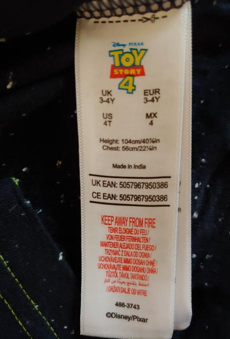 Dlhorukávové tričko buzz z toy story, f&f,104