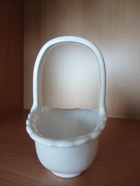 Keramická miska v tvare košíka 16 cm,