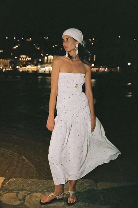 Zara - letné šaty s farebnými pompom, zara,s