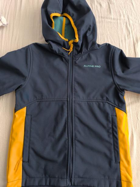 Softshellová bunda, alpine pro,140