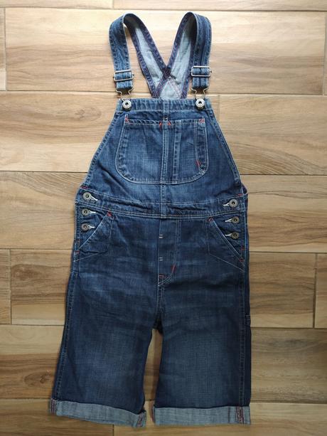 Riflové kraťasy na traky, h&m,128