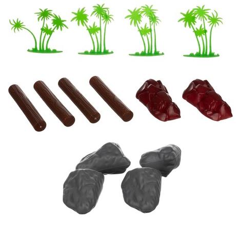 Sada zvieratiek v úložnom boxe,