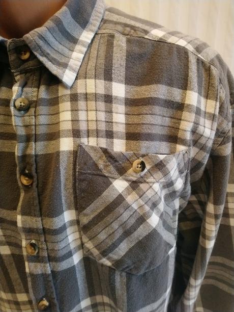 Pánska sivá károvaná košeľa, identic, xl/xxl, xl
