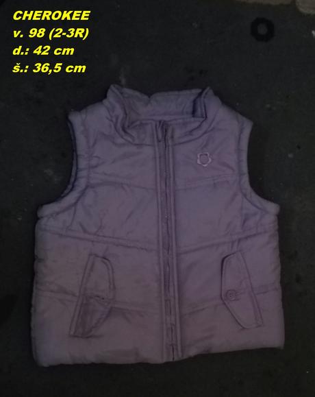Zateplená vestička, cherokee,98