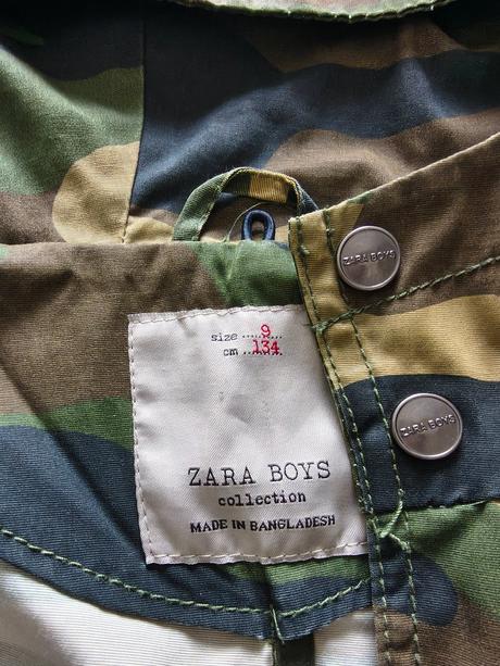 Štýlová detská prechodná bunda zara, 9 r., 134 cm, zara,134