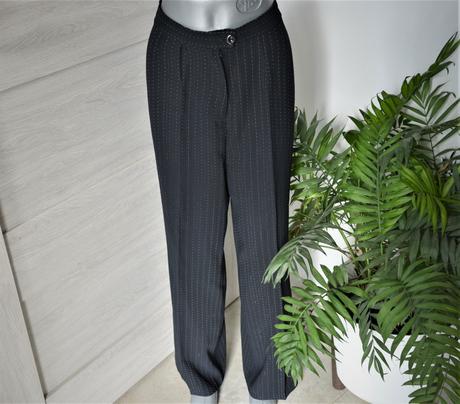 Elegantné nohavice s jemnými bodkami-xl, xl