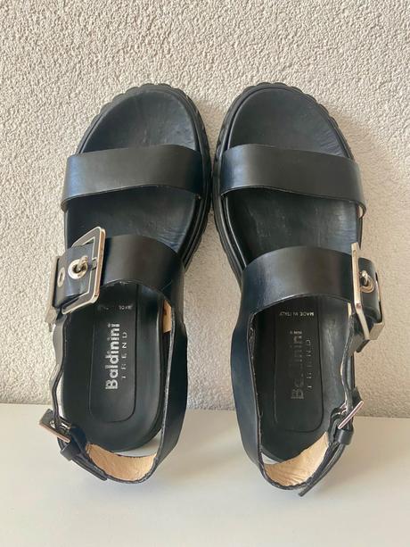Kožené sandale baldinini, baldinini,36