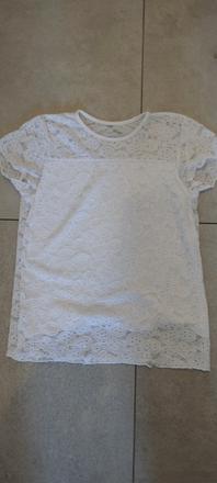Dievčenská čipkované blúzka, 140