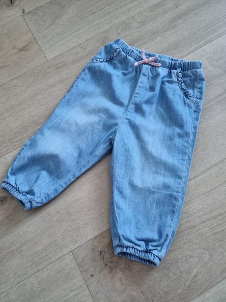 Zateplené rifle, h&m,80