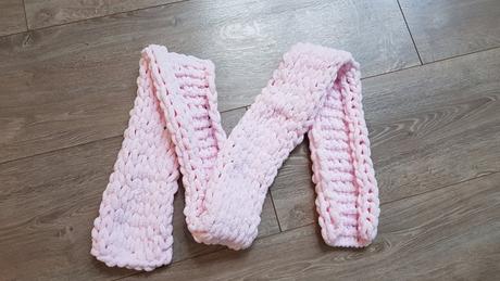 Šál z alize puffy vlny,