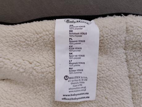Fusak + rukávnik, babymatex