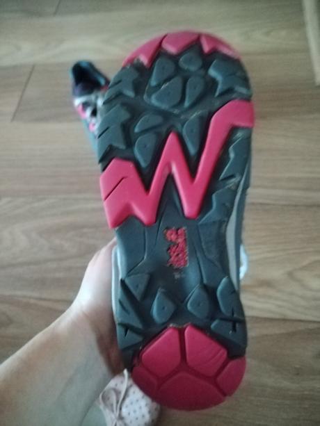 Detská trekingova obuv, jack wolfskin,33