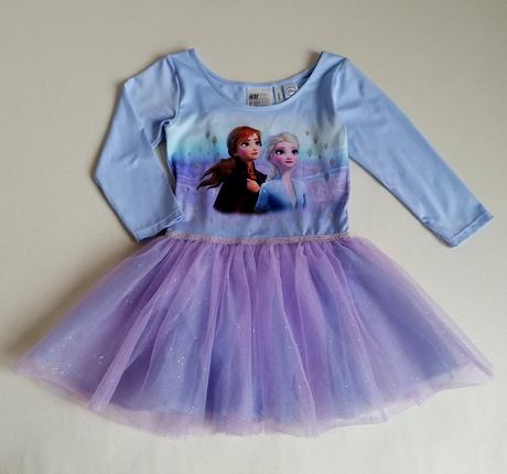 Elsa, anna - body šaty s tutu sukňou veľ.116,