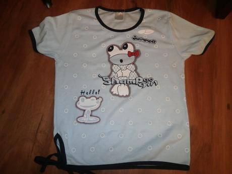 Tričko na spanie so žabkou, 128