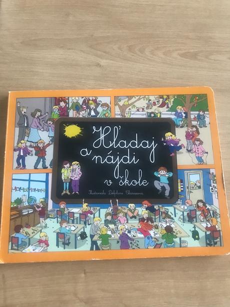 Kniha hľadaj a nájdi v škole,