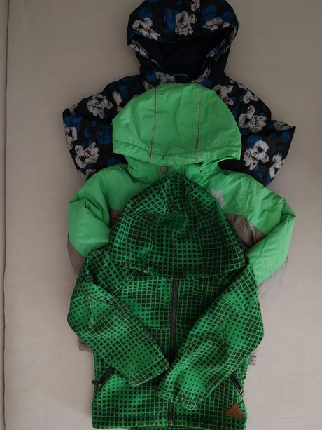 Vetrovky č.110 + otepľovačky 110/116, 110