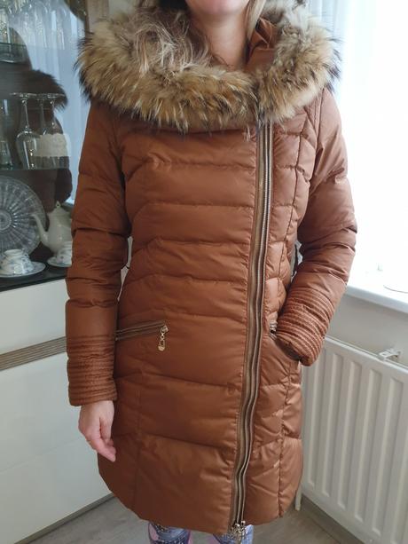 Zimná páperová bunda, s