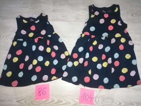 Šaty veľ. 86 a 104 letné zn. f&f, f&f,86