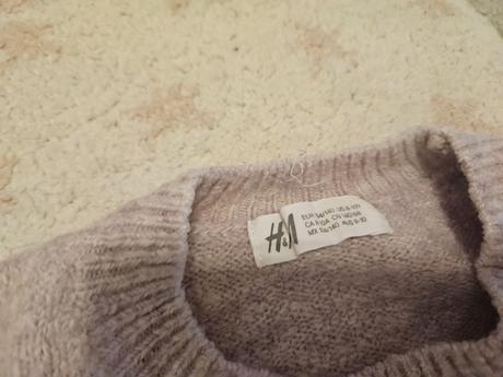 Pudrovy pulovrik, h&m,134