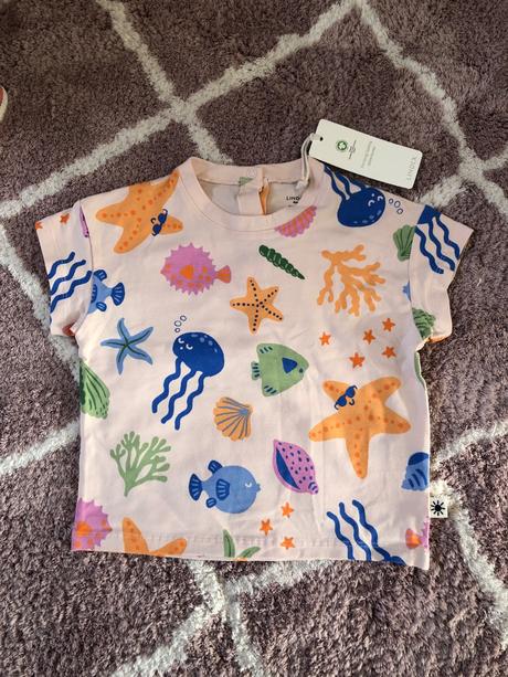 Tričko lindex morský svet, lindex,74