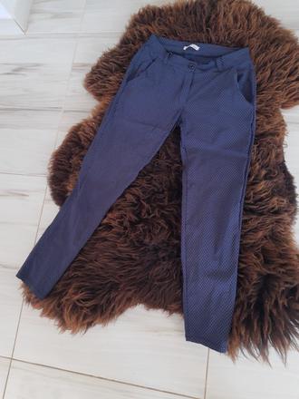 Dámske elegantné bodkované nohavice s, s