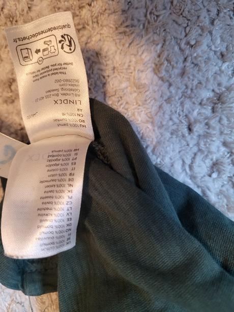 Tričko s dlhým rukávom lindex zelené, lindex,128