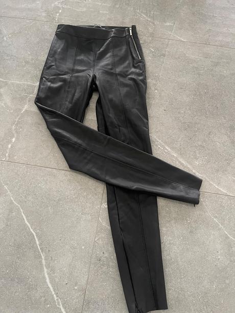 Koženkové nohavice, amisu,32