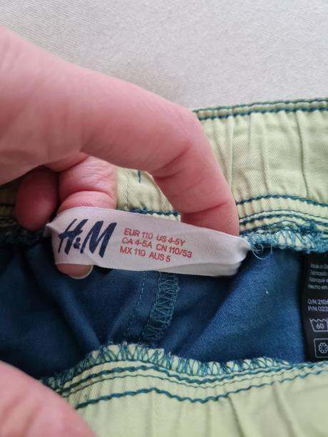 Tenké nohavice, h&m,110