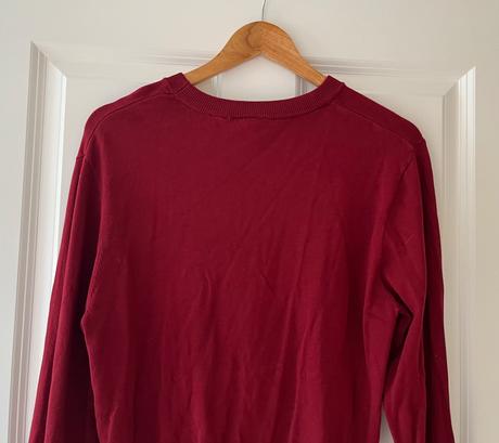 Bordový sveter/pulover, h&m, xs/34, h&m,xs
