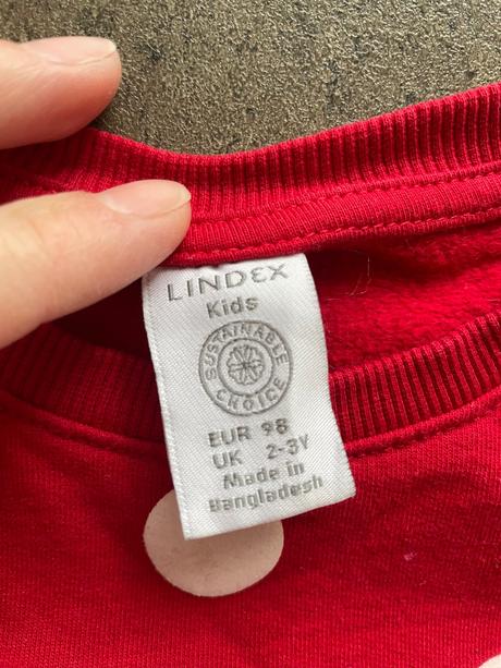 Vianočná mikina, lindex,98