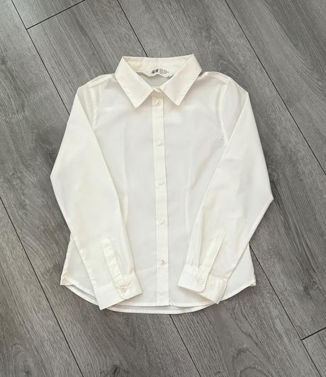 Biela h&m košeľa veľ. 122, h&m,122