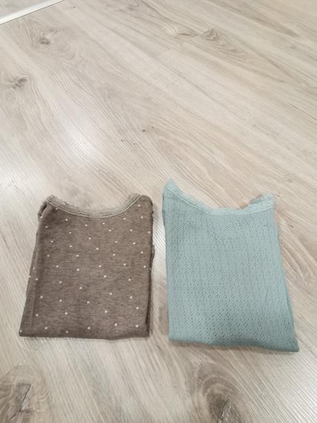 2 x dievčenské tričko hm 74, h&m,74