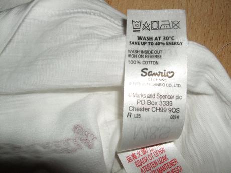 Tričko hello kitty zn. m&s/sanrio, marks & spencer,104