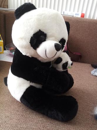 Plyšová panda,