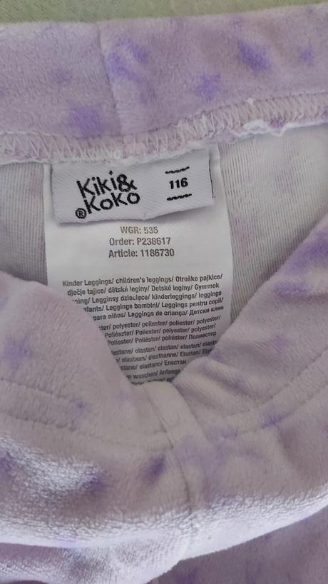 Legíny bledofialová 116, kiki&koko,116