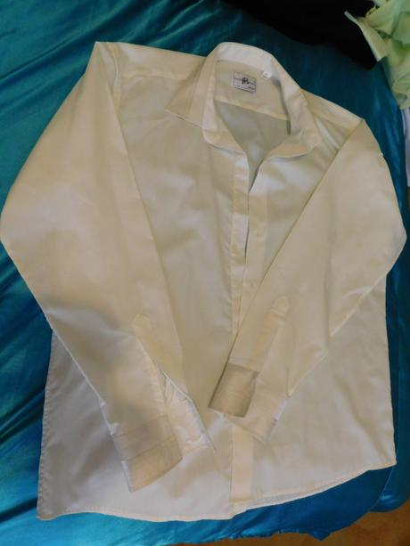 Slim fit košeľa ozdobný golier/manžety xl 42/43, xl