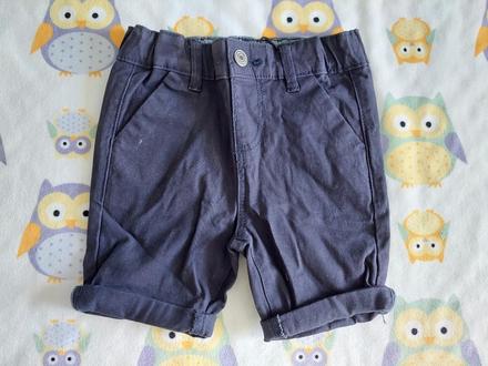 Tmavomodré šortky zn.primark veľ.86, primark,86