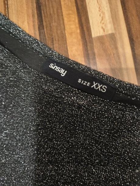 Trblietavý top, sinsay,xs