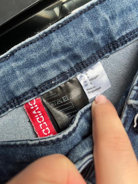 H&m modré skinny obtiahnuté rifle džinsy jeans, h&m,s