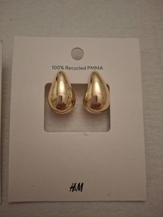 Trendy nausnice z h&m nove s visackou, su lahucke,, h&m