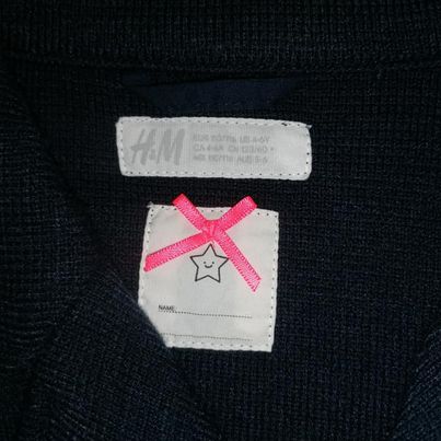 Jarní pleteninový kabátek, h&m,116