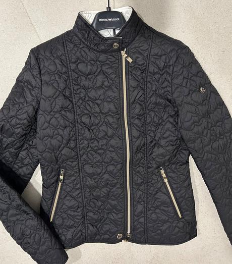 Armani bunda m čierna srdiečka, armani,m