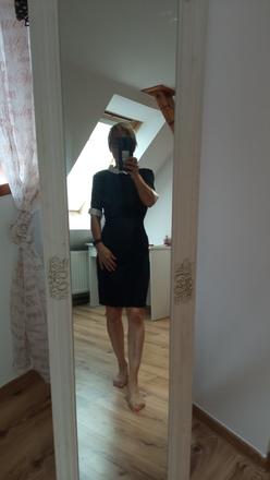 Šaty s golierikom, mohito,xs