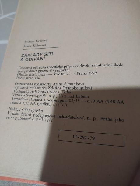 Základy šiti a odívání, 