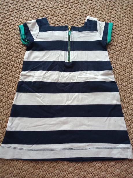 Jedinečné prúžkované šaty s vreckami, 86