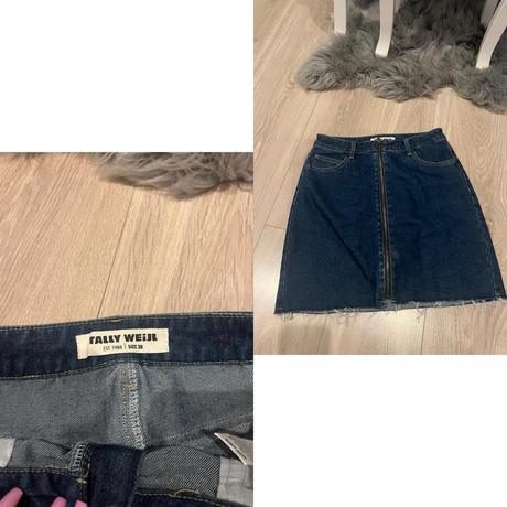 Riflová sukňa, tally weijl,38