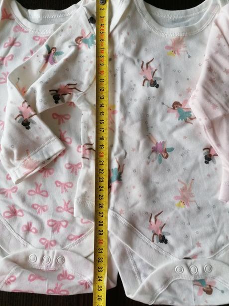 Ružovkaste body, primark,68