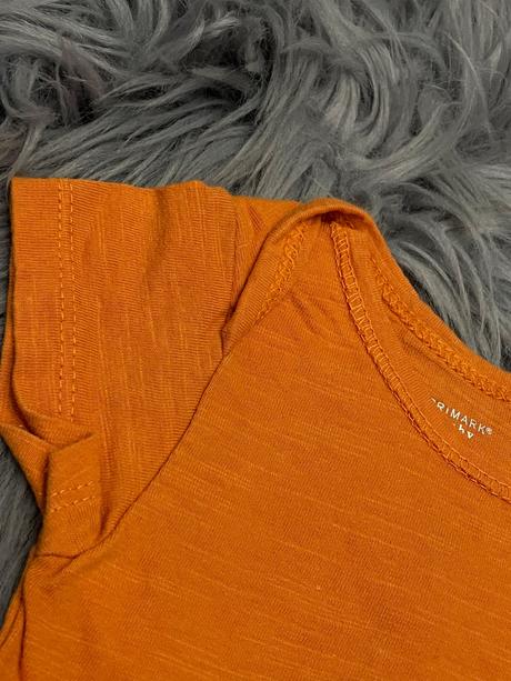 Chlapčenské body oranžové primark (56), primark,56